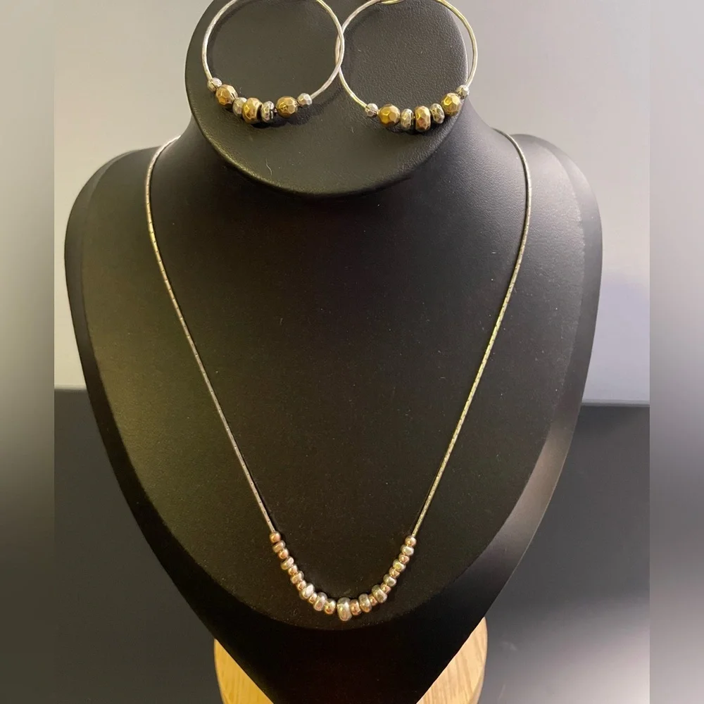 Vintage Dyadema Italy 925 Necklace & Earrings